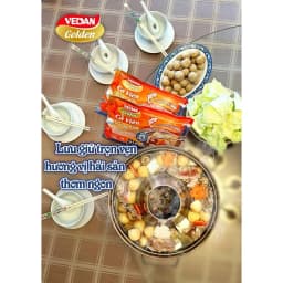 Thumbnail Cá Viên Hoàng Kim Nhân Trứng Muối VEDAN Golden 4