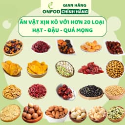 Thumbnail Các loại hạt dinh dưỡng sấy chín ONFOD hạt điều rang muối óc chó hạnh nhân macca yến mạch hạt bí hạt thông 3