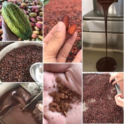 Thumbnail Cacao mass CacaoMi nguyên liệu sô cô la handmade từ hạt ca cao 100% nguyên chất không đường 250-500g 4