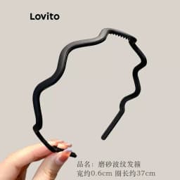 Thumbnail Cài tóc rửa mặt Lovito chống trượt lượn sóng hoạt hình dễ thương cho nữ LFA18624 1
