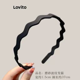 Thumbnail Cài tóc rửa mặt Lovito chống trượt lượn sóng hoạt hình dễ thương cho nữ LFA18624 2