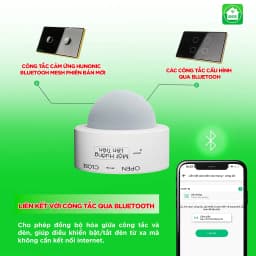 Thumbnail Cảm Biến Cầu Thang Hunonic ST02, Kết Hợp Công Tắc Thông Minh Bật Đèn Cầu Thang - HNST02 1