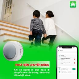 Thumbnail Cảm Biến Cầu Thang Hunonic ST02, Kết Hợp Công Tắc Thông Minh Bật Đèn Cầu Thang - HNST02 2