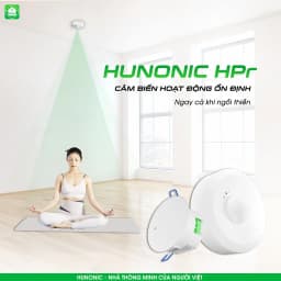 Thumbnail Cảm Biến Hiện Diện Thông Minh Hunonic, Cảm Biến Bật Tắt Đèn Nhà Vệ Sinh, Đèn Hành Lang - HNSSHPR 4