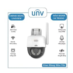 Thumbnail Camera IP Wifi PTZ ngoài trời UNV IPC-P1A-M3F4D đàm thoại 2 chiều xoay 360 bảo hành 24 tháng 2
