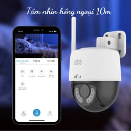 Thumbnail Camera IP Wifi PTZ ngoài trời UNV IPC-P1A-M3F4D đàm thoại 2 chiều xoay 360 bảo hành 24 tháng 4