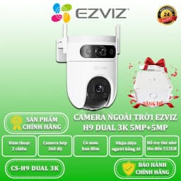 Thumbnail Camera Wifi Ống Kính Kép Ezviz Trong Nhà Và Ngoài Trời, Có Màu Ban Đêm, Đàm Thoại 2 Chiều 4MP/5MP 2K+/3K 1