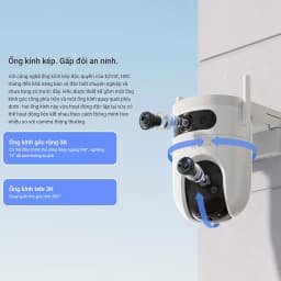 Thumbnail Camera Wifi Ống Kính Kép Ezviz Trong Nhà Và Ngoài Trời, Có Màu Ban Đêm, Đàm Thoại 2 Chiều 4MP/5MP 2K+/3K 3