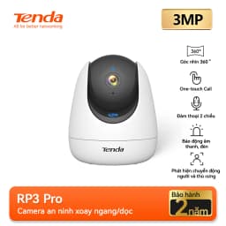 Thumbnail Camera Wifi Tenda Trong Nhà RP3 Pro FHD 3MP,2K Quay Quét 360°| Đàm Thoại 2 Chiều | ban đêm CCTV 1