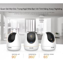 Thumbnail Camera Wifi Tenda Trong Nhà RP3 Pro FHD 3MP,2K Quay Quét 360°| Đàm Thoại 2 Chiều | ban đêm CCTV 3