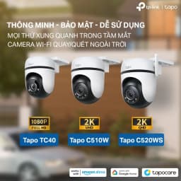 Thumbnail Camera WiFi TP-Link TC40 / C510W / C520WS An Ninh Quay/Quét 360 Độ, Chống Nước 3