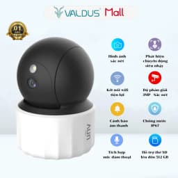 Thumbnail Camera Wifi trong nhà UNV IPCS3EM3 đàm thoại 2 chiều xoay 360 cảnh báo chuyển động bảo hành 24 tháng 1