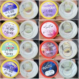 Thumbnail {Cận 1.00}-Lens Kính áp tròng Cận ( Giá 1 đôi-Kèm Khay) 2