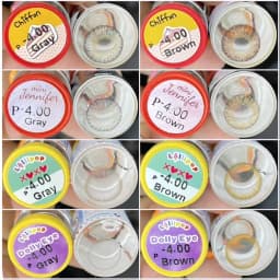 Thumbnail {Cận - 4.00} -Lens, Kính áp tròng Cận màu Thời trang(Giá 1 Cặp)-Hàng sẵn p1 1