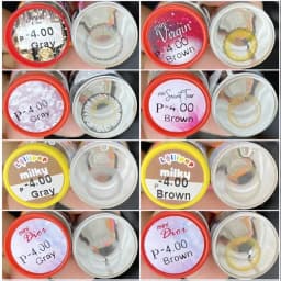 Thumbnail {Cận - 4.00} -Lens, Kính áp tròng Cận màu Thời trang(Giá 1 Cặp)-Hàng sẵn p1 2