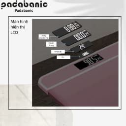 Thumbnail Cân Điện Tử Padabanic 1000 Sạc Pin Tiện Lợi Hiển Thị Nhiệt Độ Phòng Tặng Kèm Thước Dây Đo 4
