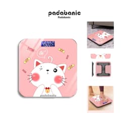 Thumbnail Cân Điện Tử Padabanic 715 Hình Cute Đáng Yêu Chạy Pin Tiện Lợi Tặng Kèm Pin 1
