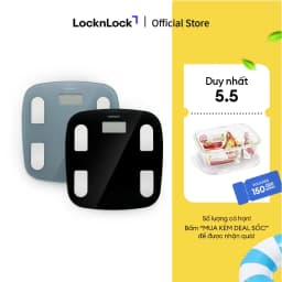 Thumbnail Cân sức khỏe điện tử Lock&Lock Body fat scale theo dõi các chỉ số cơ thể qua ứng dụng ENC541 1