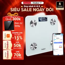 Thumbnail Cân sức khỏe điện tử thông minh Gaabor GWS-M02A phân tích chỉ số cơ thể có app đo cân nặng y tế 1