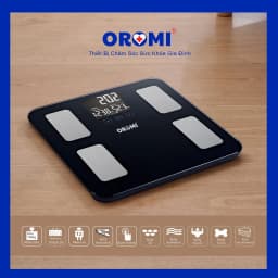 Thumbnail Cân sức khỏe điện tử thông minh đo chỉ số cơ thể OROMI EF881 4