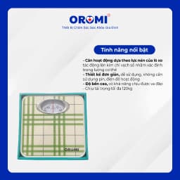 Thumbnail Cân Sức Khỏe OROMI BR9015B - Cân Cơ Học Lò Xo 1