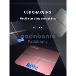 Thumbnail Cân Sức Khỏe Padananic 505  Cân Điện Tử Gia Đình Sạc Tích Điện Tặng Kèm Cáp Bảo Hành 4