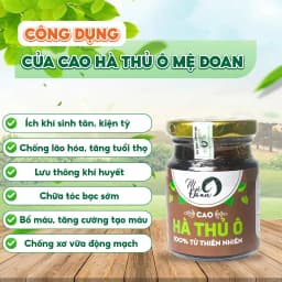 Thumbnail Cao hà thủ ô hạn chế tóc bạc rụng tóc, lão hóa da bồi bổ sức khỏe 80g Mệ Đoan 1