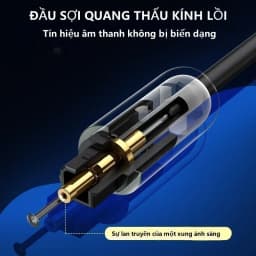 Thumbnail Cáp audio quang Toslink Optical UGREEN 70890 | Hỗ trợ âm thanh 5.1/ 7.1 | Đầu cáp mạ vàng | BH 18 Tháng 1 Đổi 1 | 2