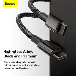 Thumbnail Cáp Baseus Sạc Nhanh Truyền Dữ Liệu 100w Usb C Pd Sang Usb Type C Dành Cho Mcbook pad Mi Mobile Phone 2