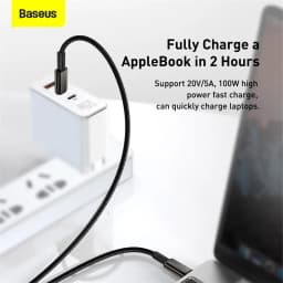 Thumbnail Cáp Baseus Sạc Nhanh Truyền Dữ Liệu 100w Usb C Pd Sang Usb Type C Dành Cho Mcbook pad Mi Mobile Phone 3