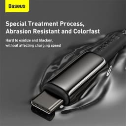 Thumbnail Cáp Baseus Sạc Nhanh Truyền Dữ Liệu 100w Usb C Pd Sang Usb Type C Dành Cho Mcbook pad Mi Mobile Phone 4