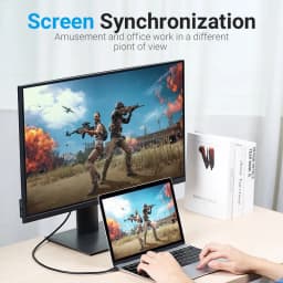 Thumbnail Cáp chuyển đổi USB sang DP Vention 8K 60Hz/2K144Hz kết nối USB C sang laptop/máy chiếu 1080P 1