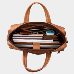 Thumbnail Cặp Công Sở Lata (Thời trang nam basic đựng laptop 14 inch - Cặp da CA21) 4