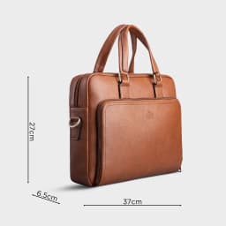 Thumbnail Cặp Công Sở Lata (Thời trang nam basic đựng laptop 14 inch - Cặp da CA32) 4