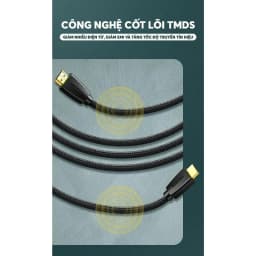 Thumbnail Cáp HDMI 2.0 Ugreen HD118| Chất liệu vải dù PP | Độ phân giải 3D 4K*2K 4096x2160p/30Hz | Bảo Hành 18 tháng 1 đổi 1 40408 3