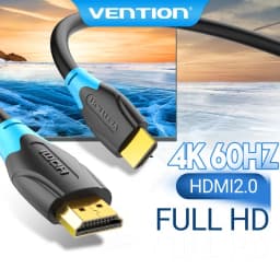 Thumbnail Cáp HDMI Vention 4K/60HZ HDMI 2.0 3D dành cho TV LCD/màn hình máy chiếu HD 1080p PS4/3 Xbox/máy tính bàn 1