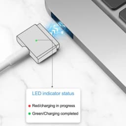 Thumbnail Cáp HdoorLink chuyển đổi cổng USB C sang Mg/safe 2 3 chuyên dụng thích hợp Cáp sạc Type c sang chân T chân cho A2681 A1466 A1278 3