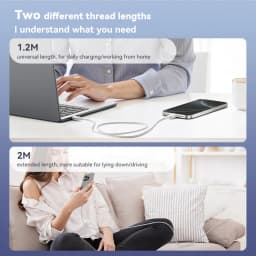 Thumbnail Cáp KUULAA PD USB Type C sang Type C 60W Siêu Sạc QC 4.0 Cáp USB-C Sạc Nhanh Cho iPhone Android 2