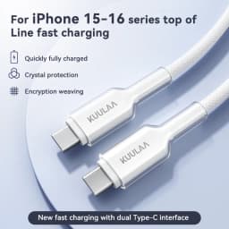 Thumbnail Cáp KUULAA PD USB Type C sang Type C 60W Siêu Sạc QC 4.0 Cáp USB-C Sạc Nhanh Cho iPhone Android 3