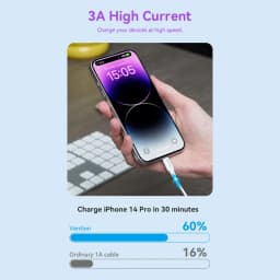 Thumbnail Cáp Lightning Vention PD 27W Type-C sang Lightning USB C đồng bộ dữ liệu thích hợp cho Iphone14/xe hơi 4