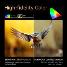 Thumbnail Cáp Llano 8K HDMI 2.1 8K / 60Hz 4K / 240Hz 2K / 240Hz Ultra HD Tốc Độ Cao 48Gbps Cho Màn Hình Laptop PC PS4 Project Switch Âm Thanh Đồng Bộ Video Âm Thanh Cáp Video Âm Thanh HDMI 3