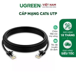 Thumbnail Cáp mạng Cat6 UGREEN NW102 | Lõi 26AWG CCA nhôm mạ đồng sử dụng mạng Ethernet / RJ45 | Bảo hành 18 tháng 1 Đổi 1 - 50173 1