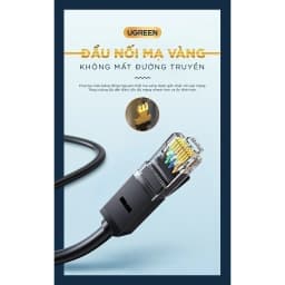 Thumbnail Cáp mạng Cat6 UGREEN NW102 | Lõi 26AWG CCA nhôm mạ đồng sử dụng mạng Ethernet / RJ45 | Bảo hành 18 tháng 1 Đổi 1 - 50173 2