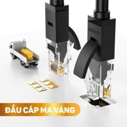 Thumbnail Cáp mạng Cat6 UTP UGREEN NW102 | Tốc độ truyền tải cao 1000Mbps | Lõi thuần đồng 26AWG | Bảo Hành 18 Tháng 1 Đổi 1. 1