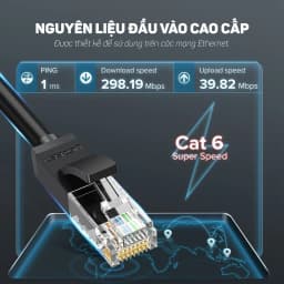 Thumbnail Cáp mạng Cat6 UTP UGREEN NW102 | Tốc độ truyền tải cao 1000Mbps | Lõi thuần đồng 26AWG | Bảo Hành 18 Tháng 1 Đổi 1. 4