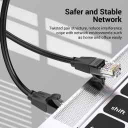 Thumbnail Cáp mạng Vention CAT6 Ethernet tốc độ cao chuẩn RJ45 UTP cho bộ định tuyến PC/laptop 4