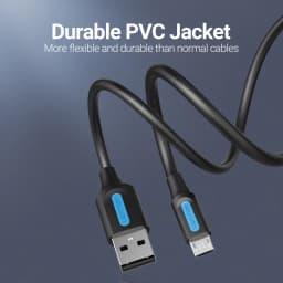 Thumbnail Cáp Micro USB Vention 3A sạc nhanh USB A sang Micro-USB 2.0 truyền dữ liệu cho Android 2