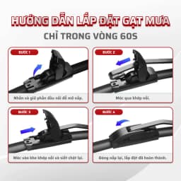 Thumbnail Cặp móc chuyển đổi (2 cái) dùng cho gạt mưa các dòng xe khác móc U 2