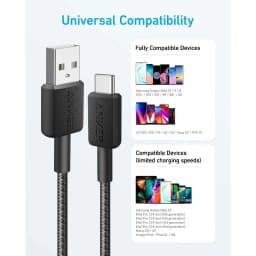 Thumbnail Cáp Sạc Anker Nylon Cable 322 USB to USB-C Dài 0.9M - A81H5 3