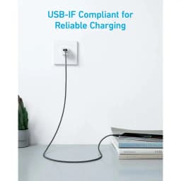 Thumbnail Cáp Sạc Anker Nylon Cable 322 USB to USB-C Dài 0.9M - A81H5 4
